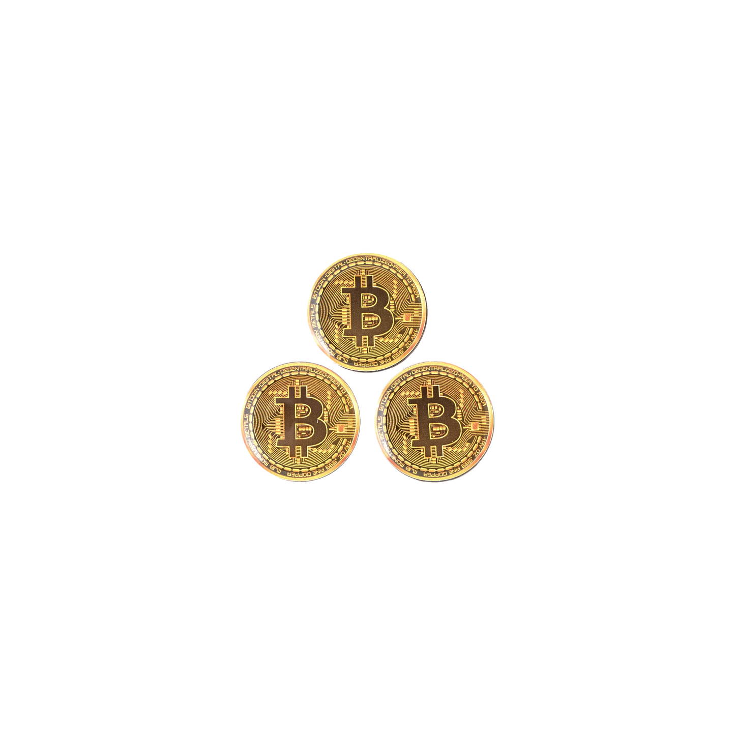 HODL 21 Bitcoin Golf Ball Markers Value Pack - Works with Most Hat Magnetic Clips and Divot Repair Tools Men and Women Golf Gift Accessories Funny Ball Mark Bulk Lot of Bitcoin Ball Markers