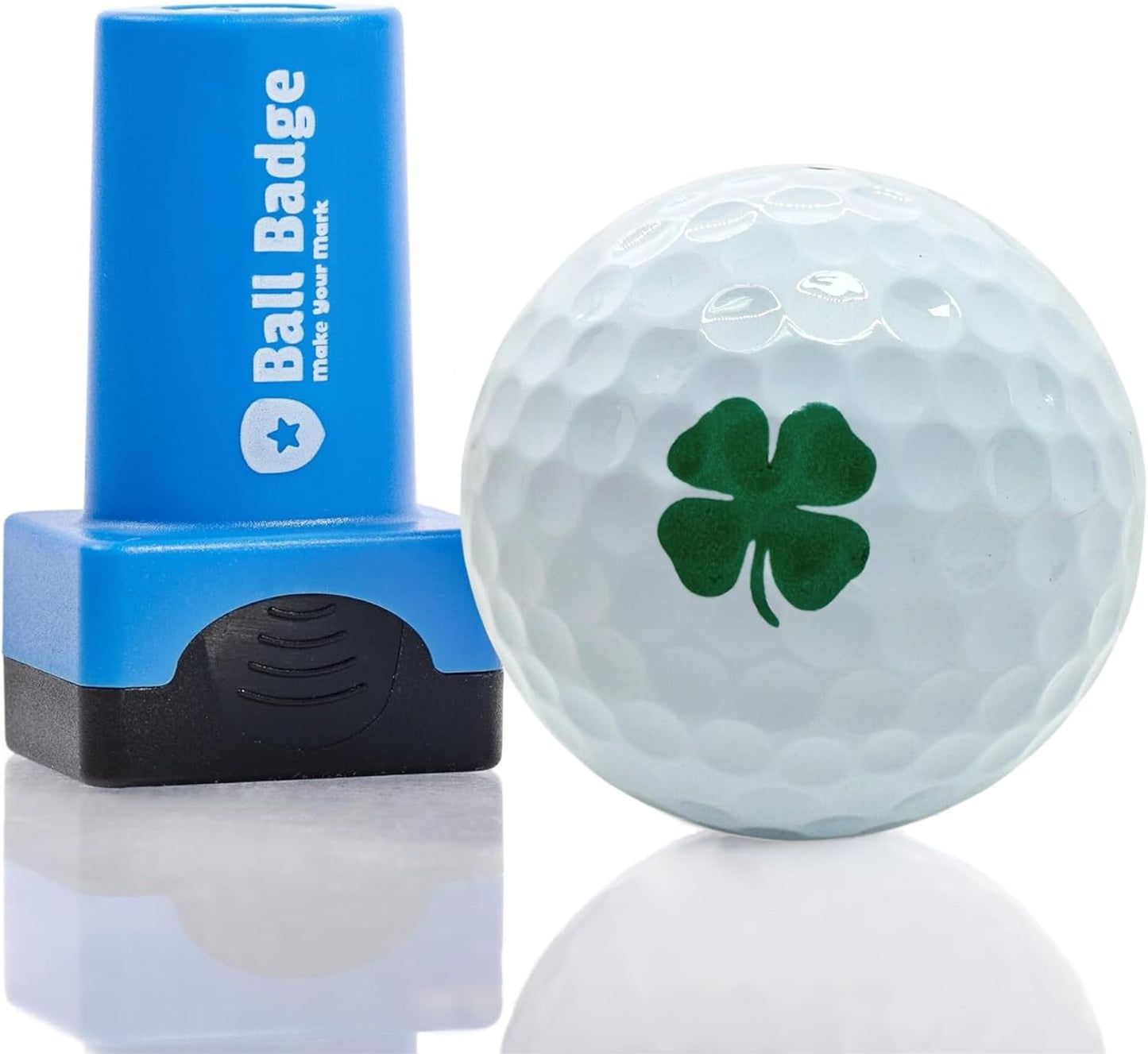 Ball Badge - Golf Ball Stamp, Self-Inking Golf Ball Stamper, Golf Ball Marker, Reusable Golf Ball Marking Tool to Identify Golf Balls, Reusable Ink Stamp - Icon Series