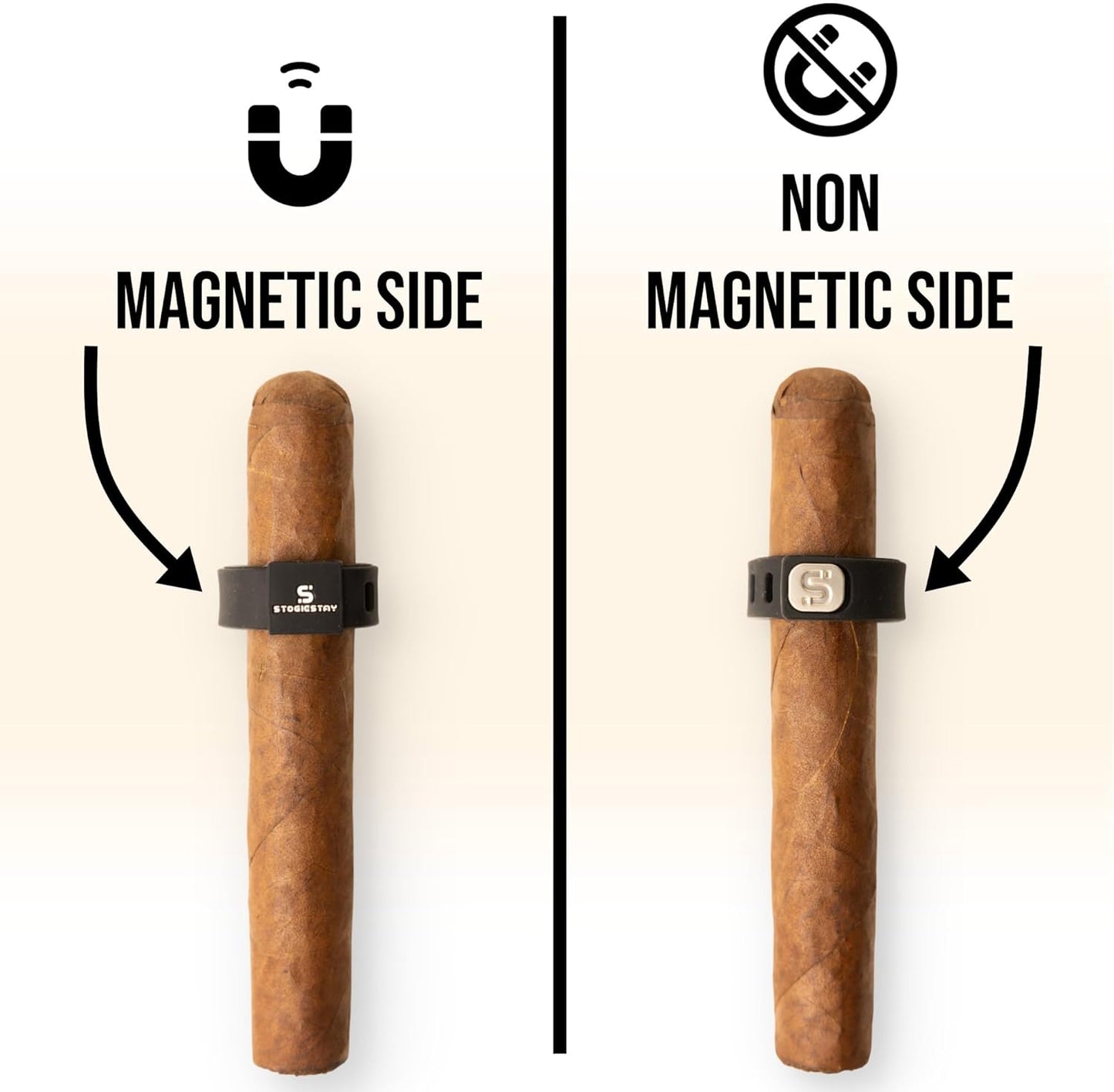 StogieStay Magnetic Holder - Portable Clip for Golf Carts & Accessories for Men - Premium Golf Gifts - Perfect for Fishing, Grilling, Camping & Sporting Events
