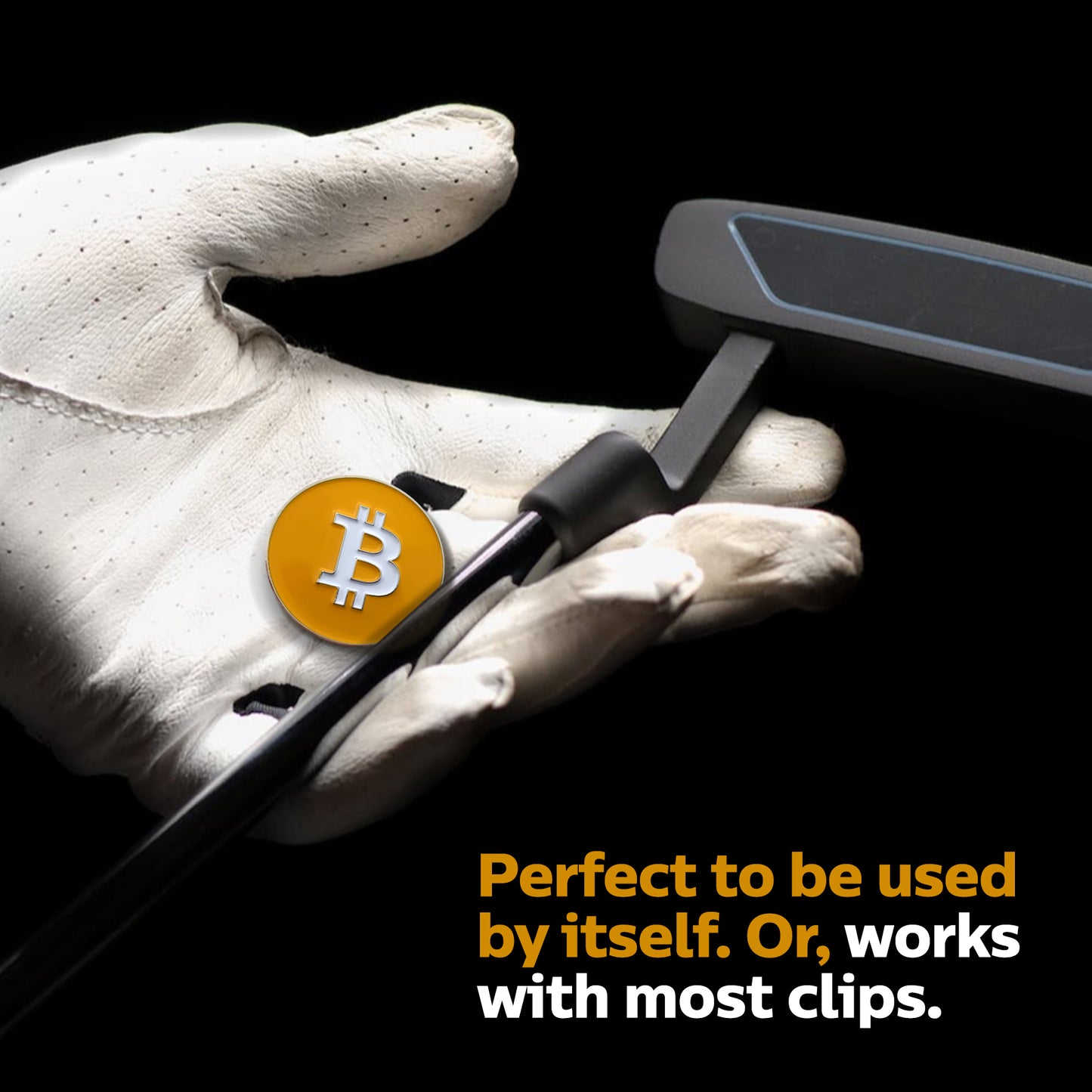 Bitcoin Golf Ball Markers Value Pack - Works with Most Hat Magnetic Clips and Divot Repair Tools Men and Women Golf Gift Accessories Funny Ball Mark Bulk Lot of Bitcoin Ball Markers